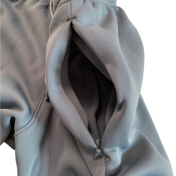 Adidas Climawarm Gray Fleece Track Pants Size Small - Picture 5 of 17